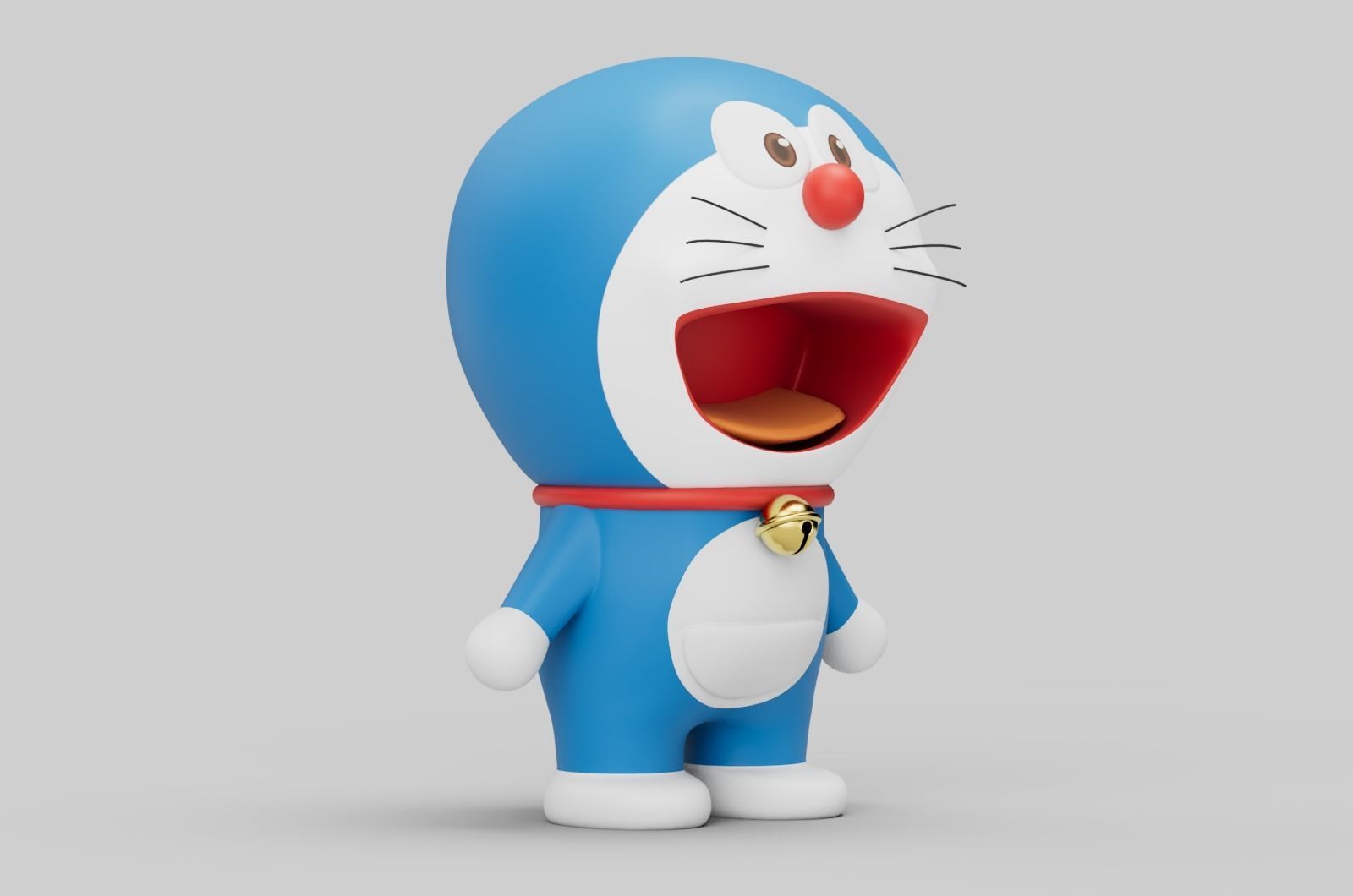 Doraemon 3D model figurine 3D model_1