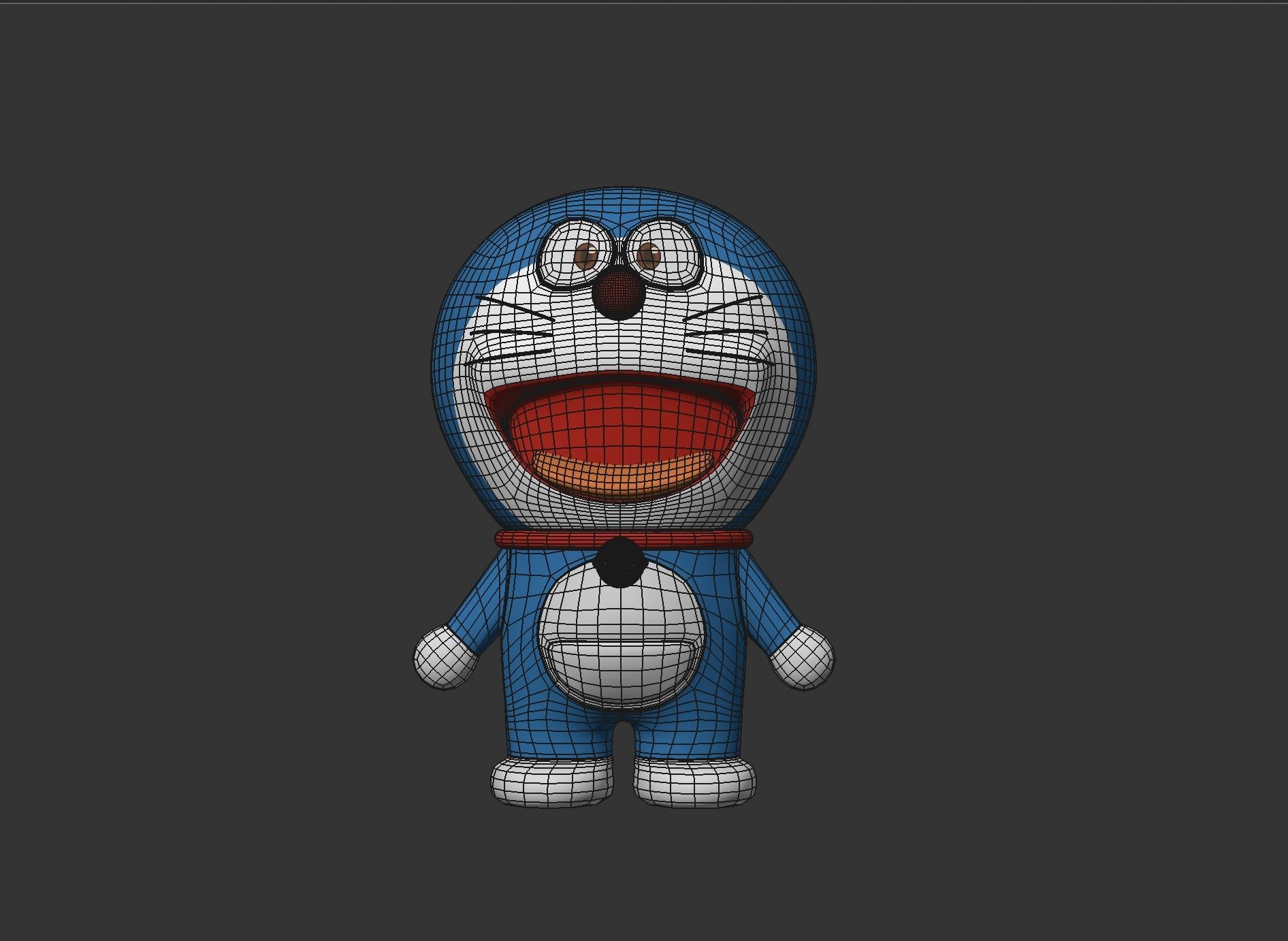 Doraemon 3D model figurine 3D model_2