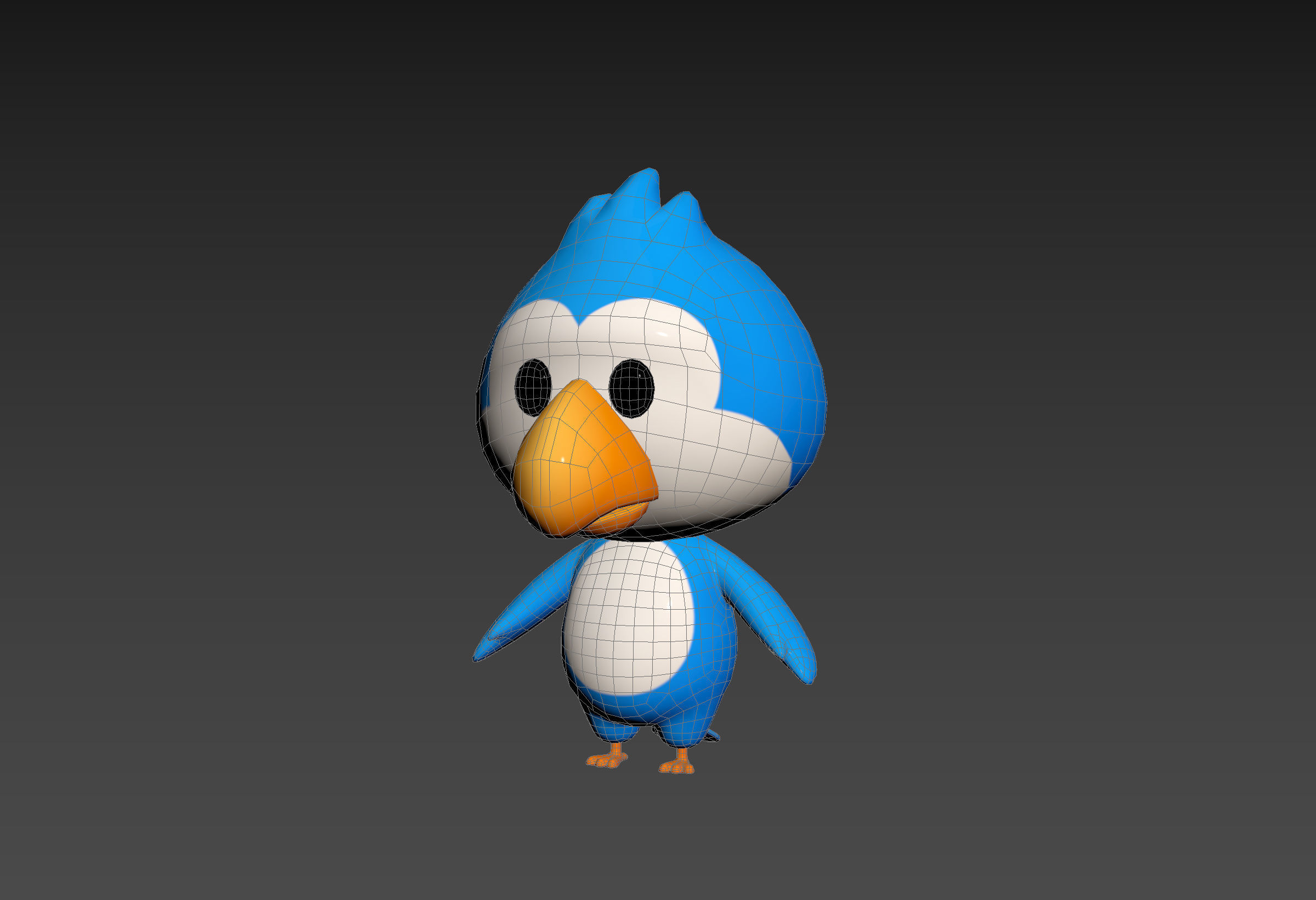 Character168 Bird 3D model_11