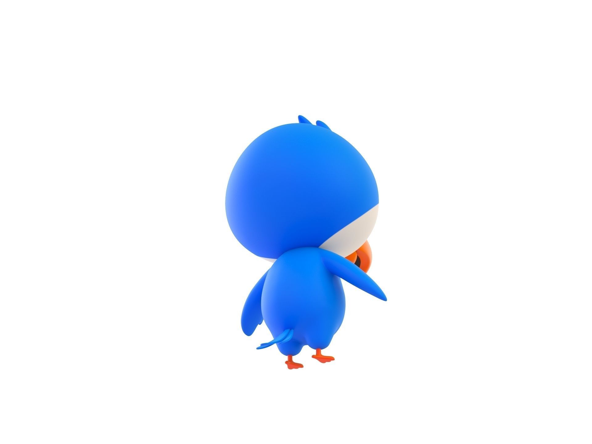 Character168 Bird 3D model_4