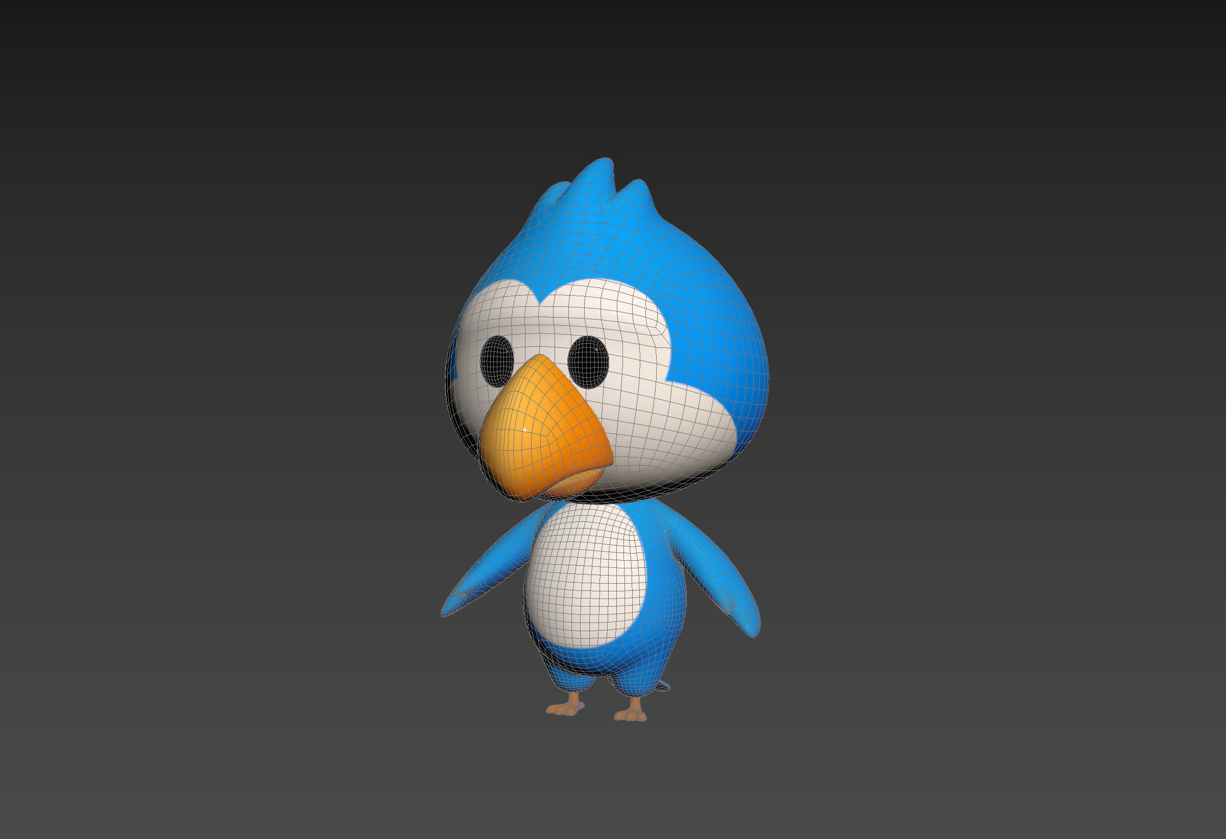 Character168 Bird 3D model_12