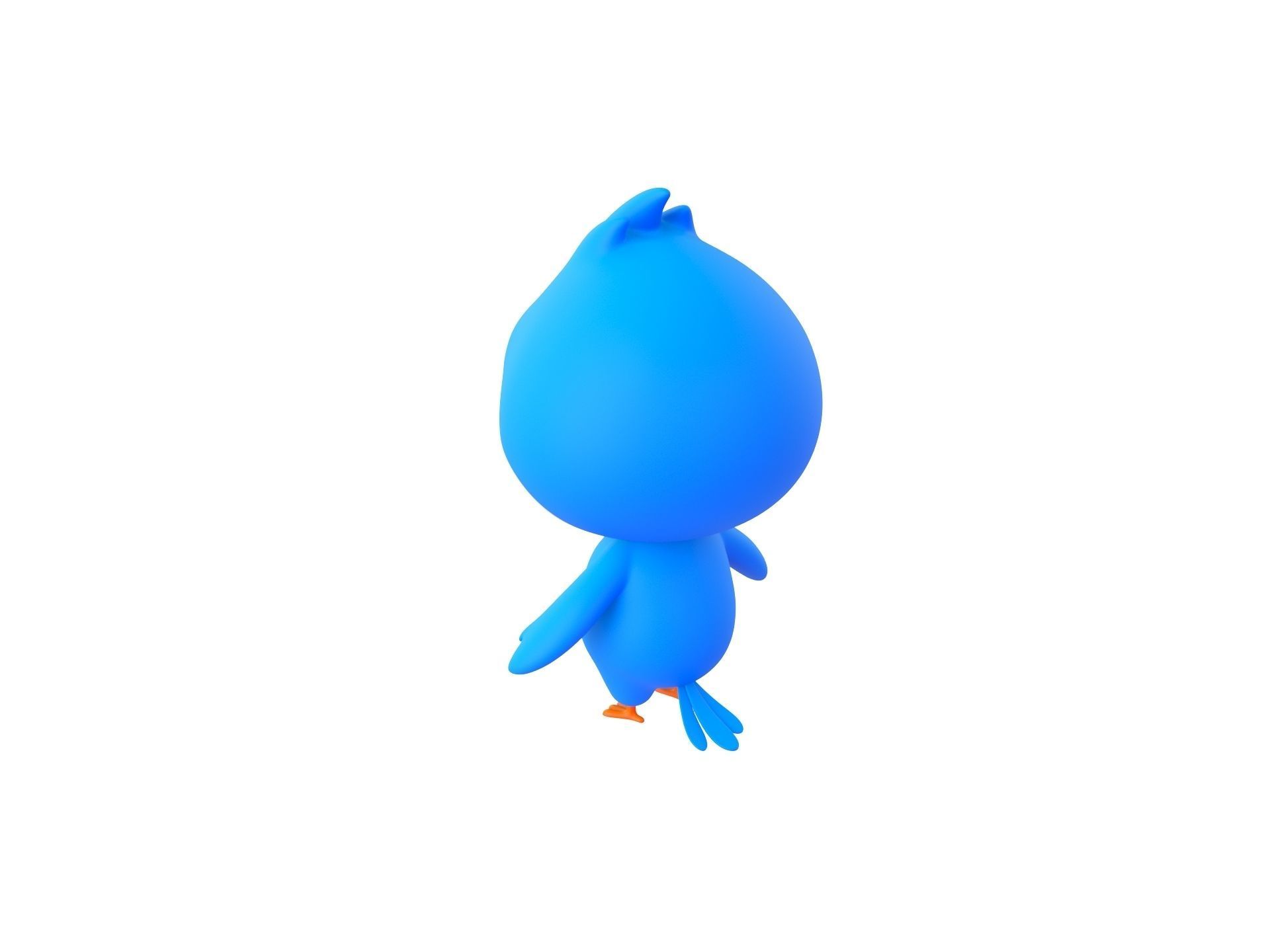 Character168 Bird 3D model_6