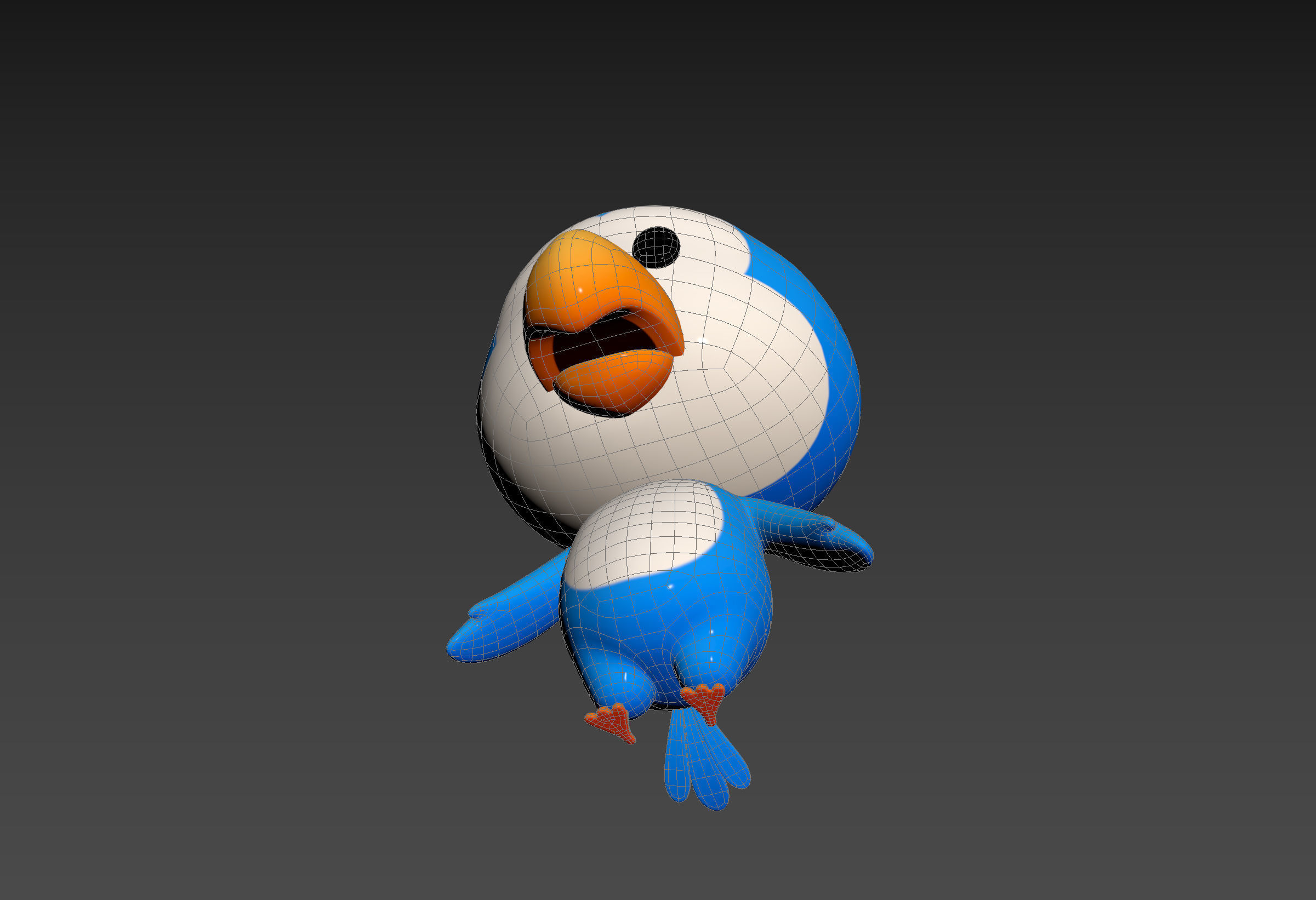 Character168 Bird 3D model_22