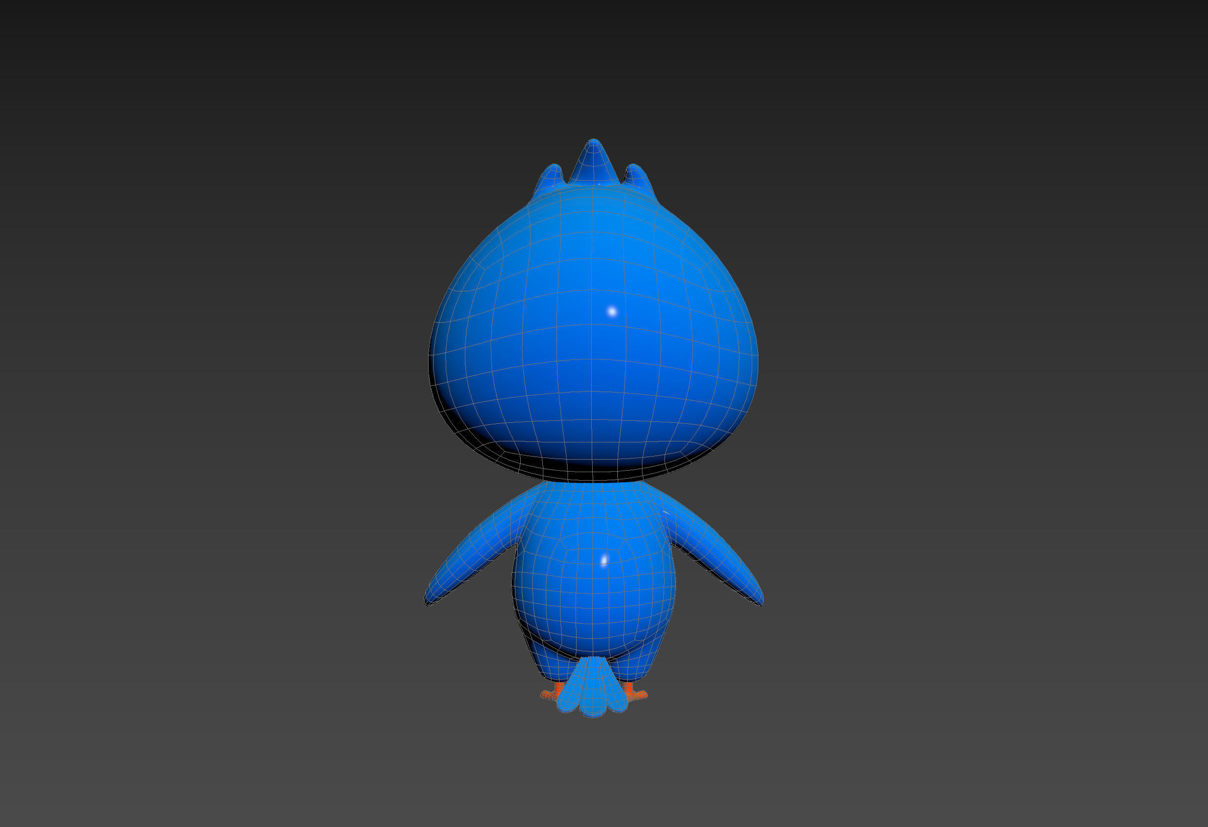Character168 Bird 3D model_17