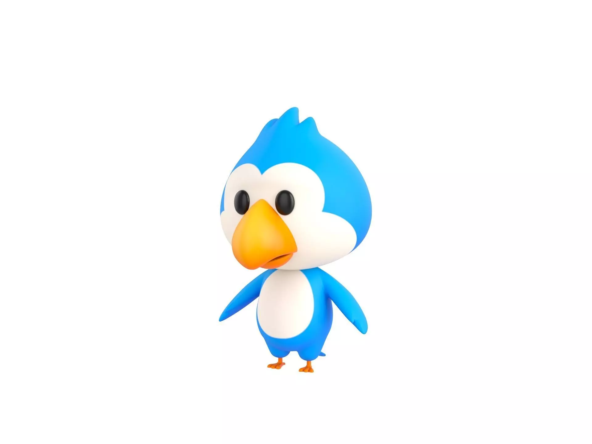 Character168 Bird 3D model_0