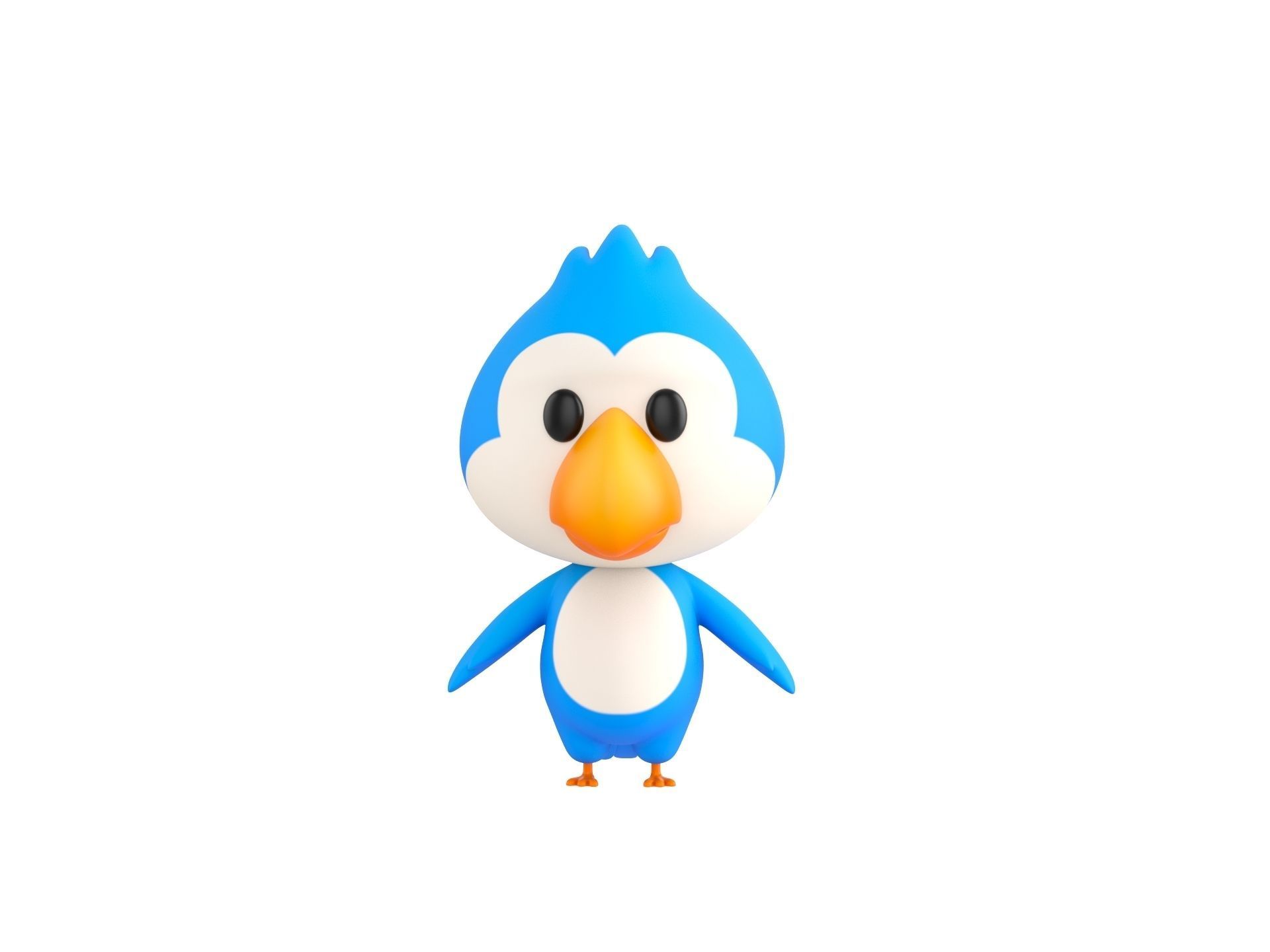 Character168 Bird 3D model_1
