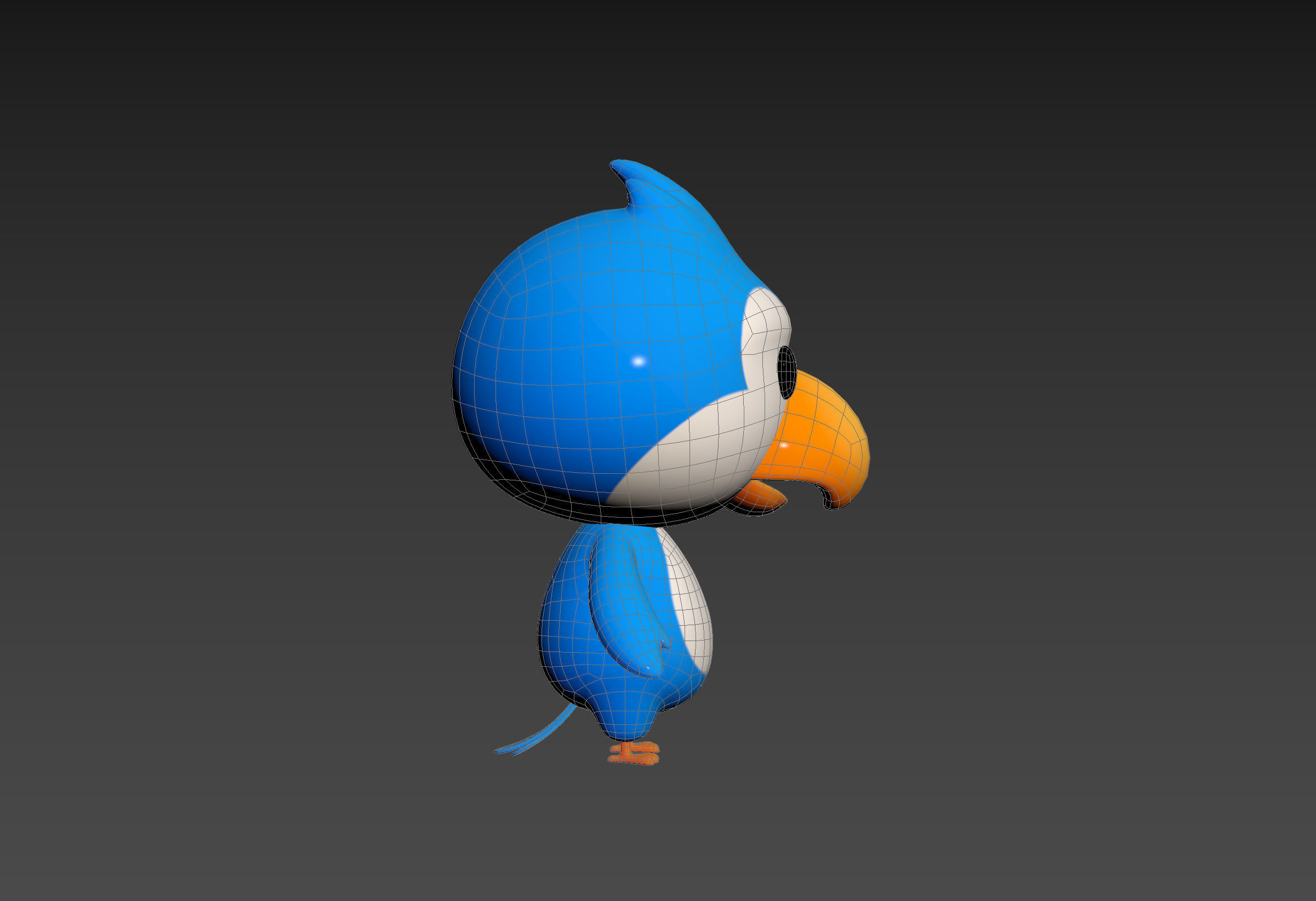 Character168 Bird 3D model_15
