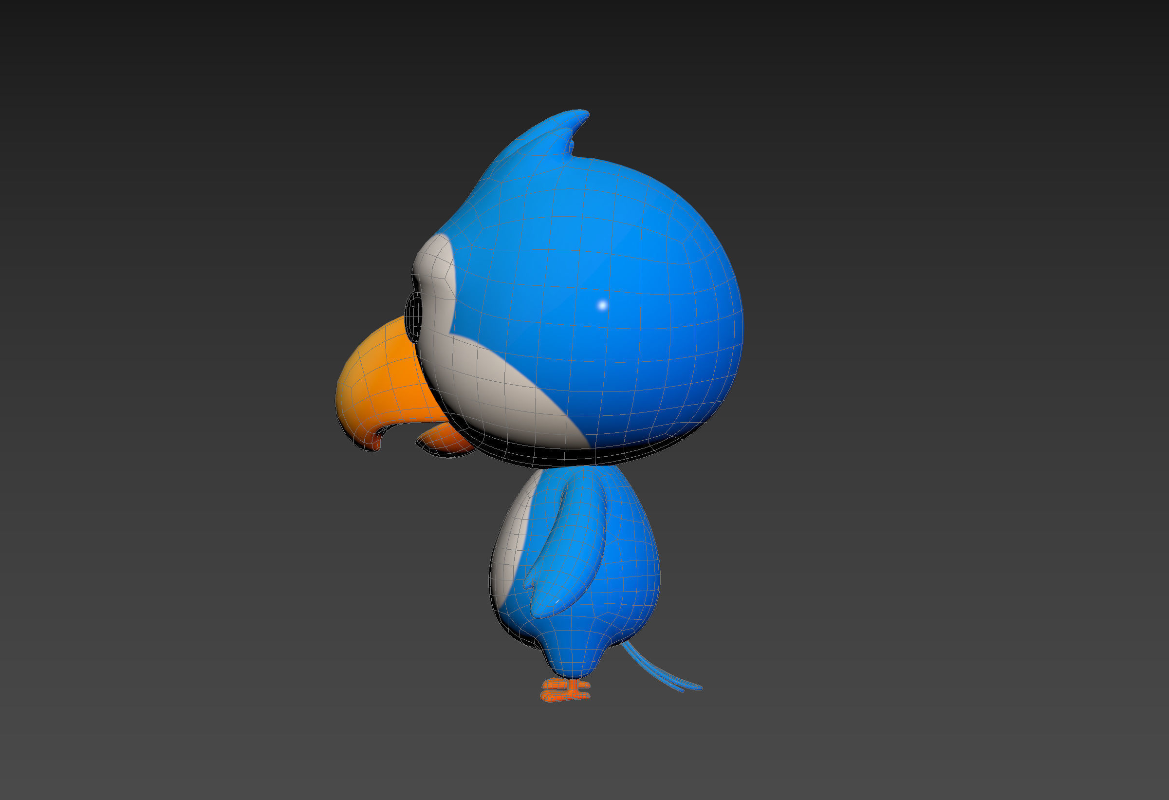 Character168 Bird 3D model_19