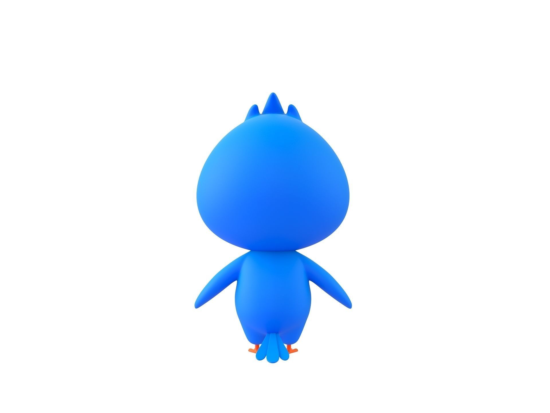 Character168 Bird 3D model_5
