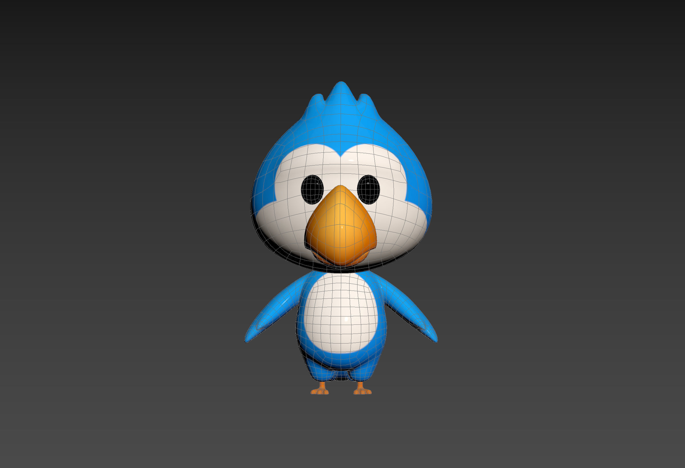 Character168 Bird 3D model_13