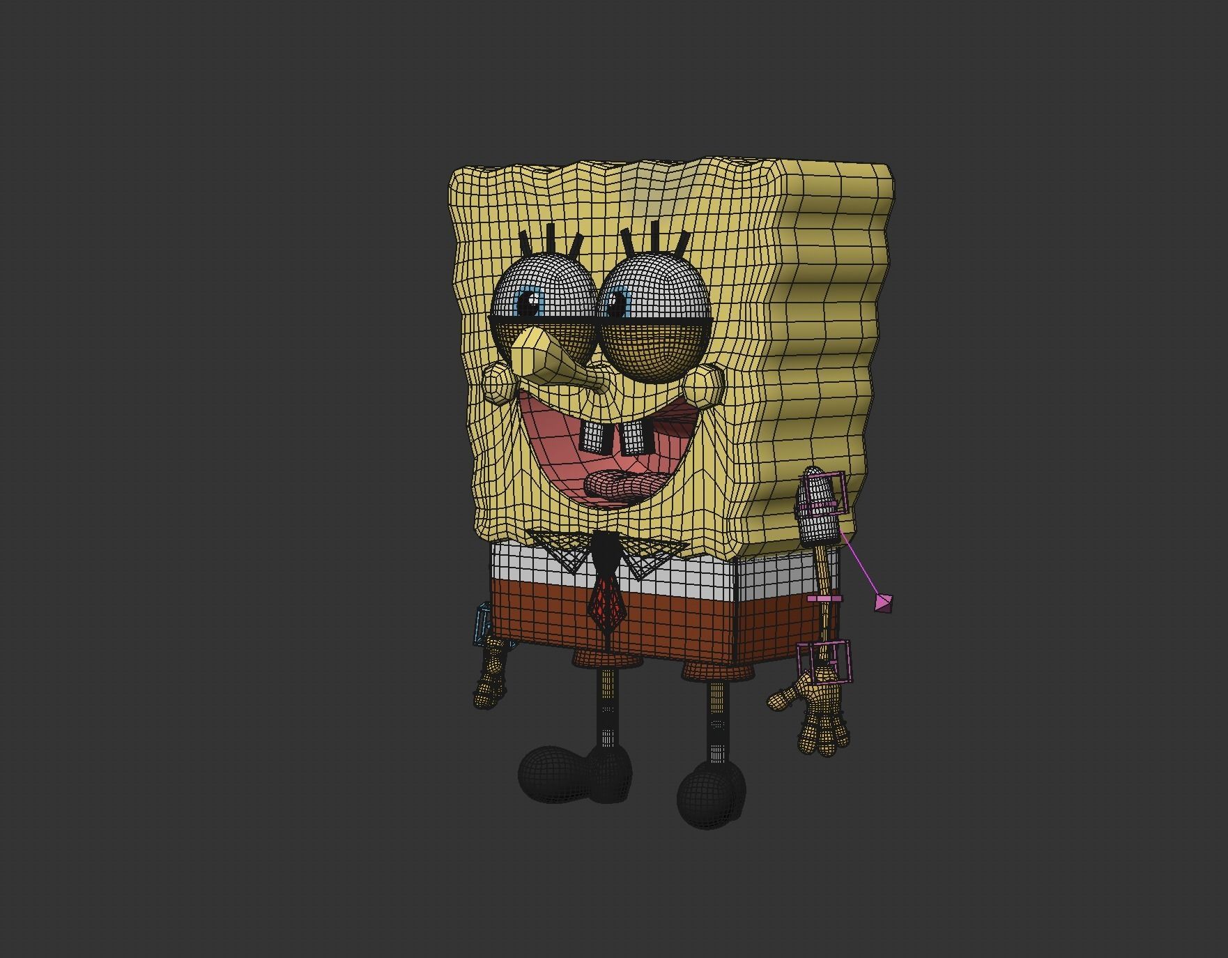 Spongebob Squarepants Low-poly 3D model 3D model_2