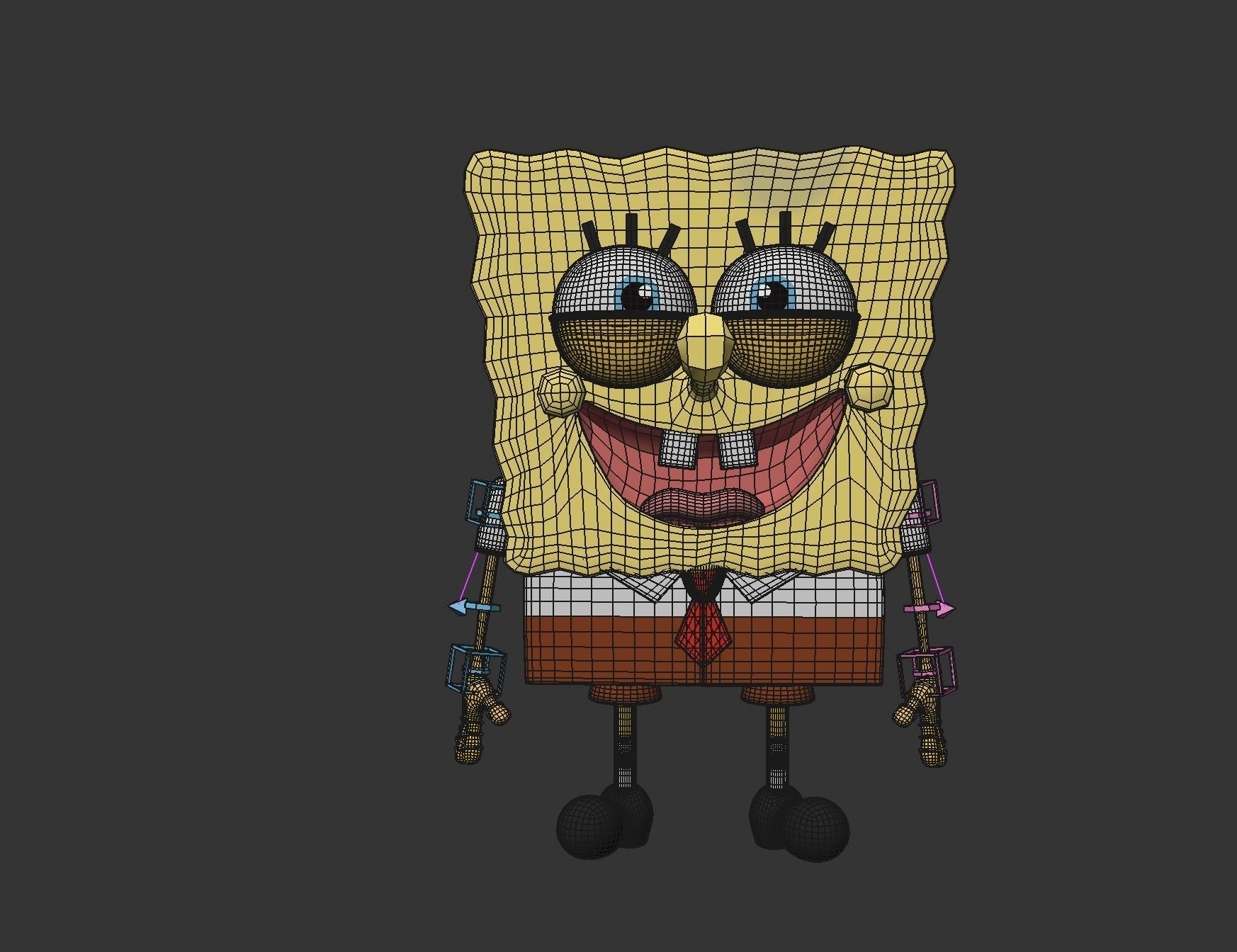 Spongebob Squarepants Low-poly 3D model 3D model_3