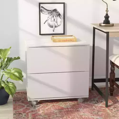 Duave Lateral 2-Drawer Lateral Filing Cabinet 3D model