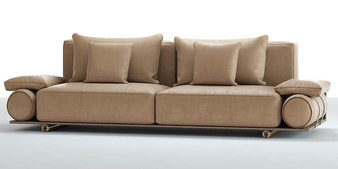 Sofa donovan Visionnaire 3D model 4