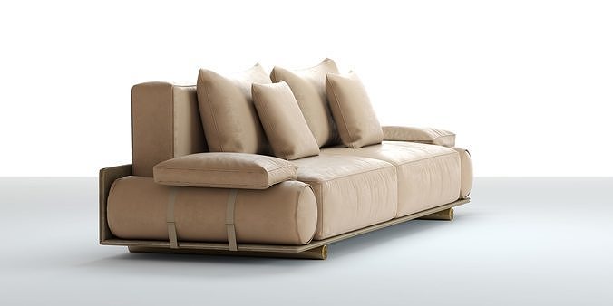 Sofa donovan Visionnaire 3D model 2