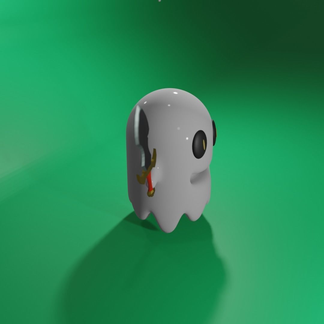 Ghost sword 3D model_1