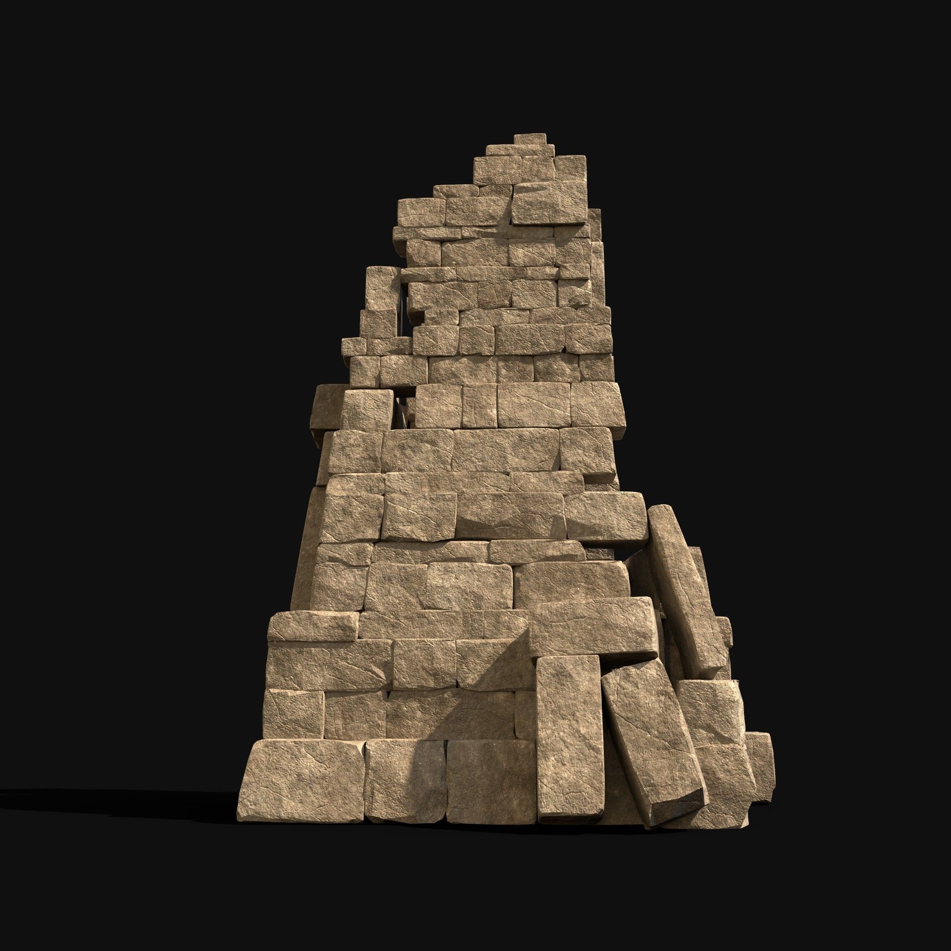  ARABIC DESERT RUINS ANCIENT PACK COLLECTION BUILDER AAA Low-poly 3D model_41