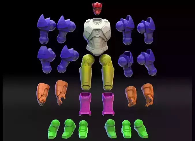 marvel crisis protocol sentinel 2 damaged presupported included