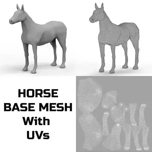 Horse base Mesh