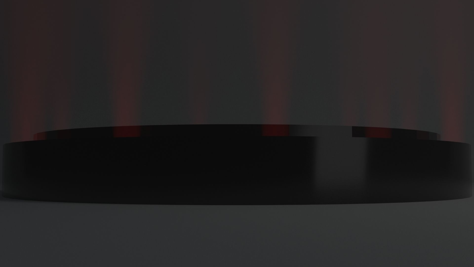 Product stand with red spot lights and led white strip 3D model_5