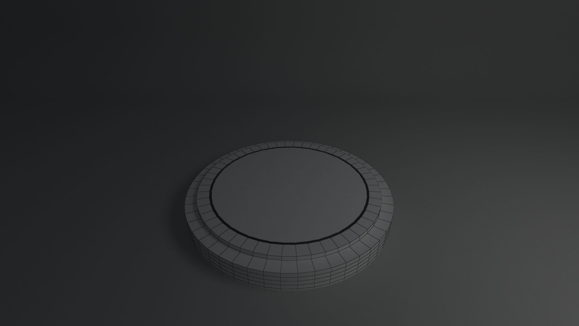 Product stand with red spot lights and led white strip 3D model_15