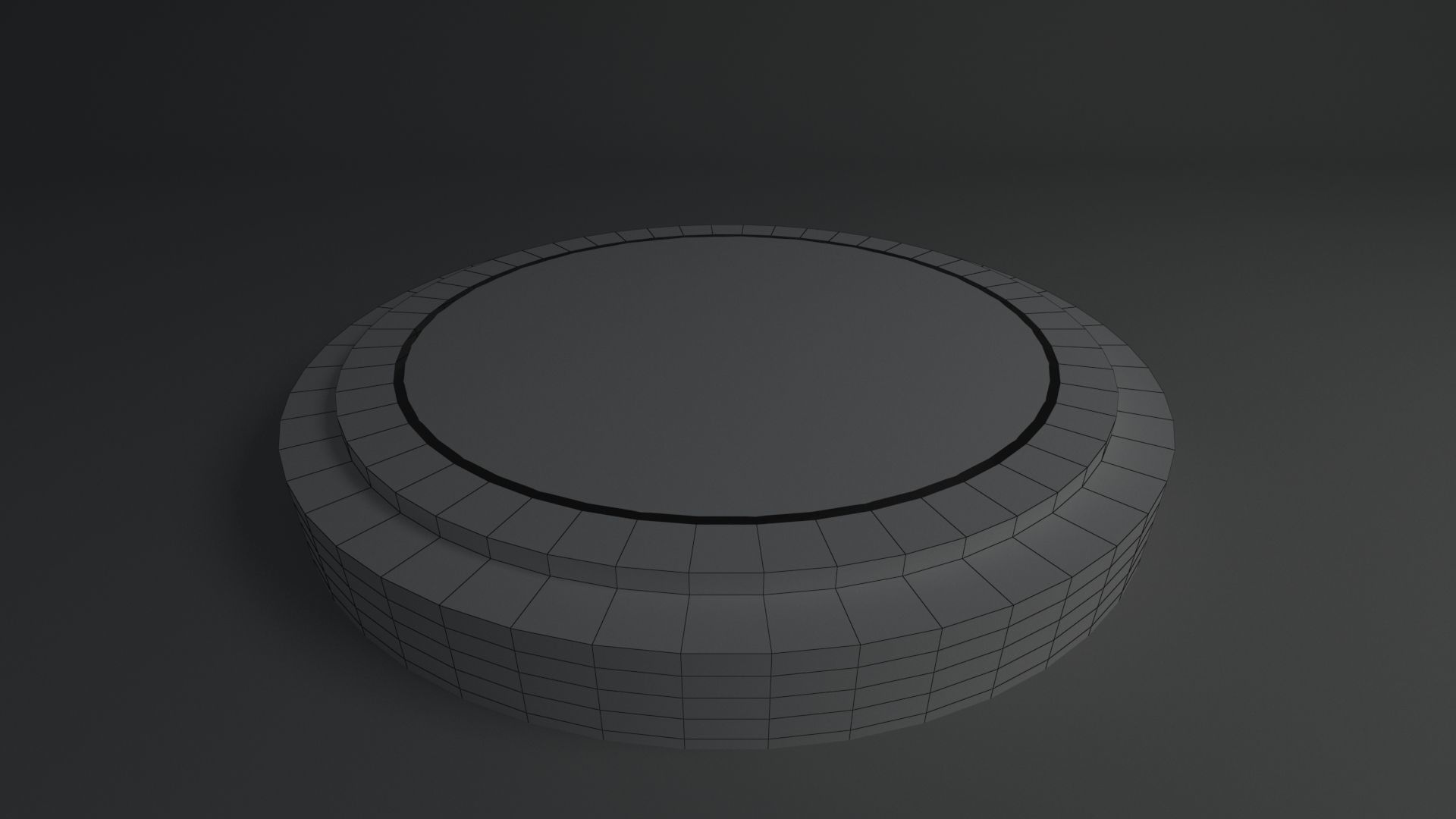 Product stand with red spot lights and led white strip 3D model_18