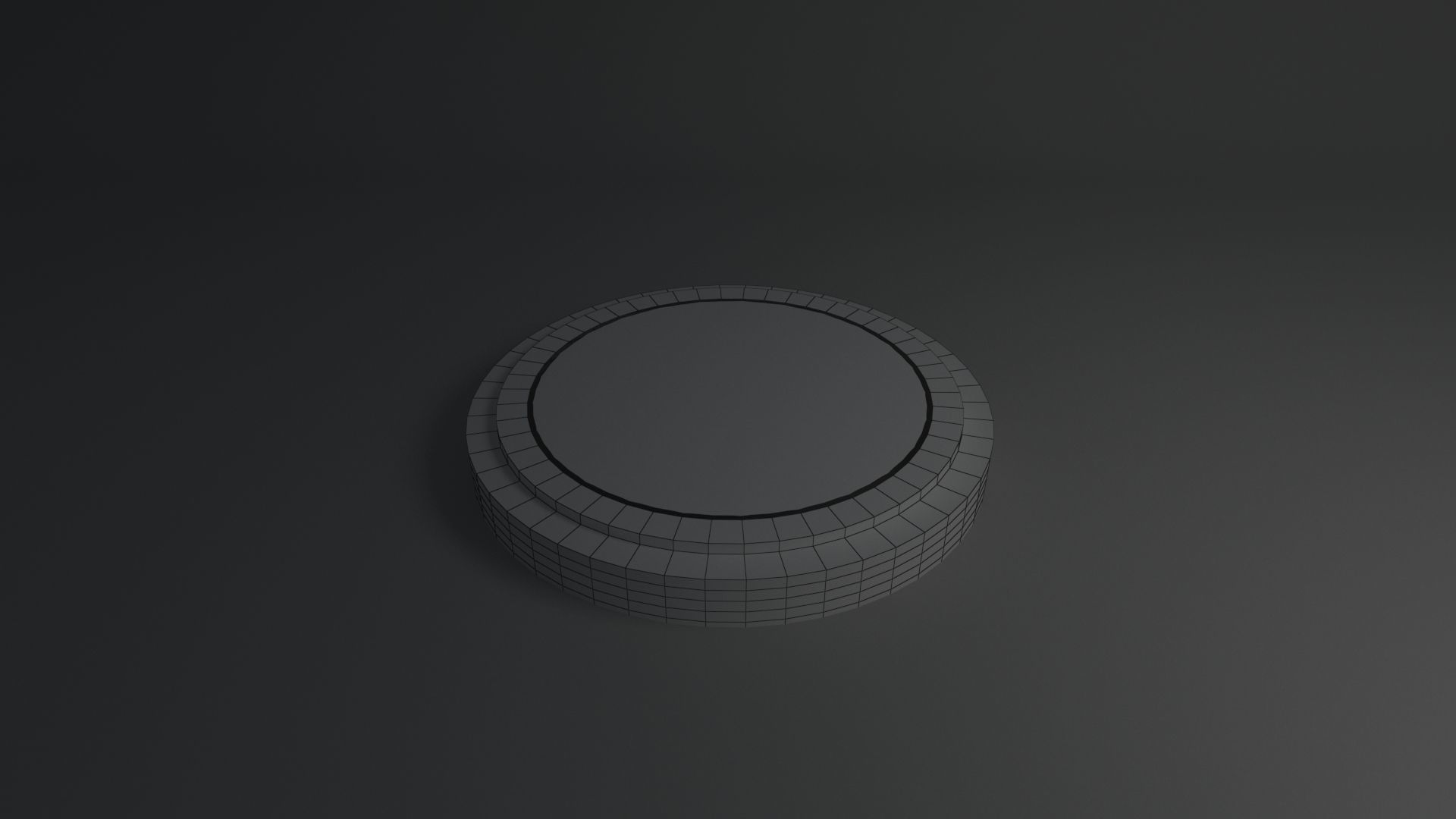 Product stand with red spot lights and led white strip 3D model_20