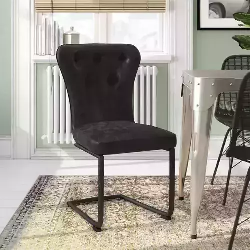 Cia Cantilever Chair in Black