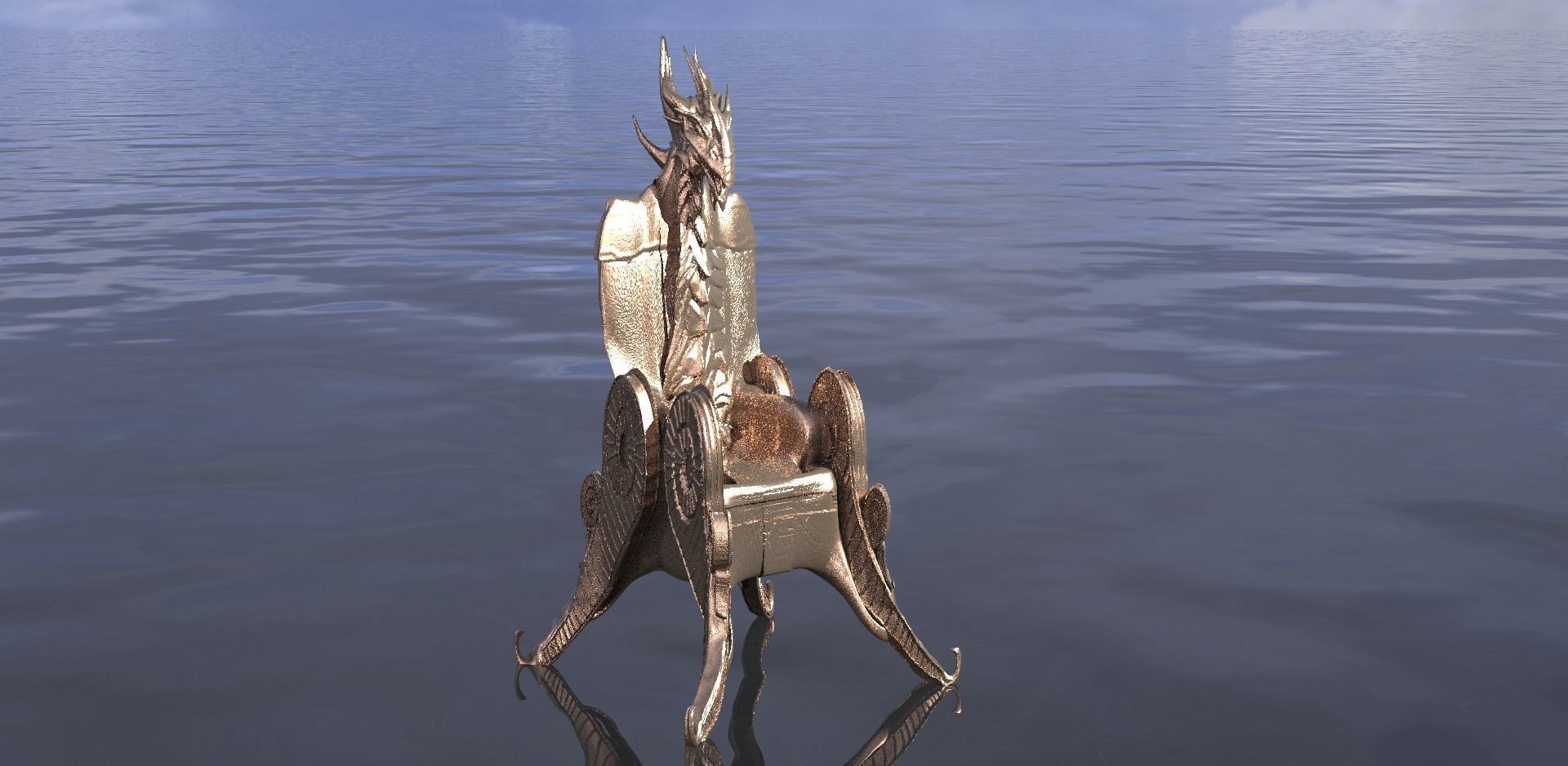 Dragon Throne 1  3D model_1