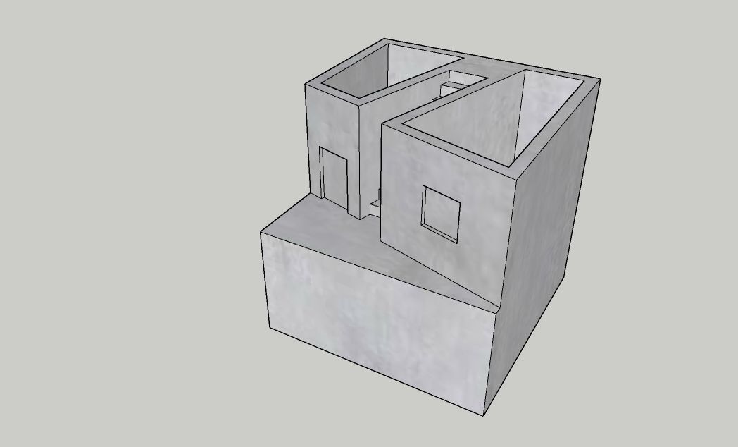 Mini Concrete Planter Box15 3D print model_2
