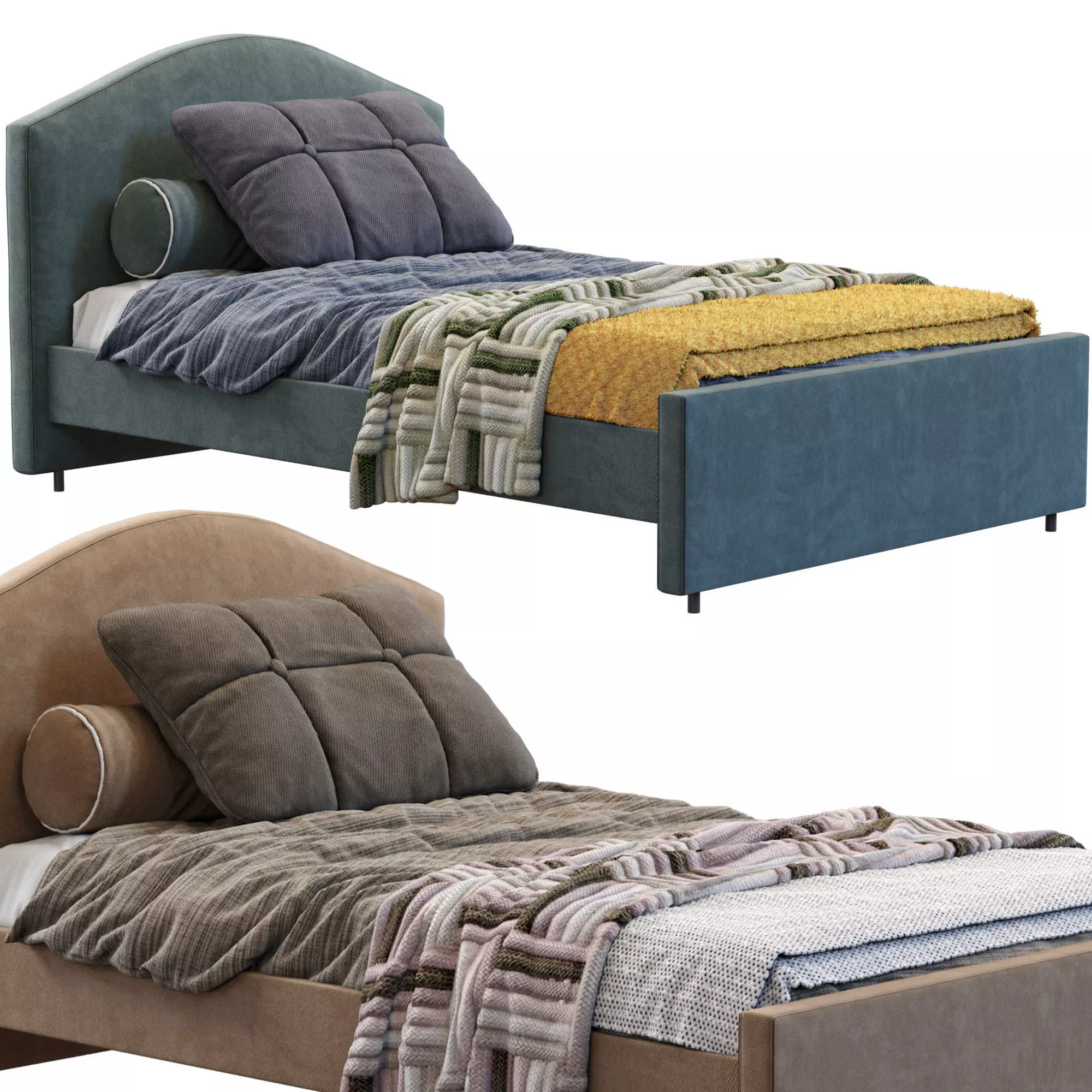 Hauga Bed By Ikea 3D model_0