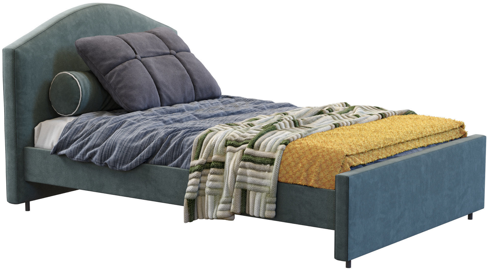 Hauga Bed By Ikea 3D model_1