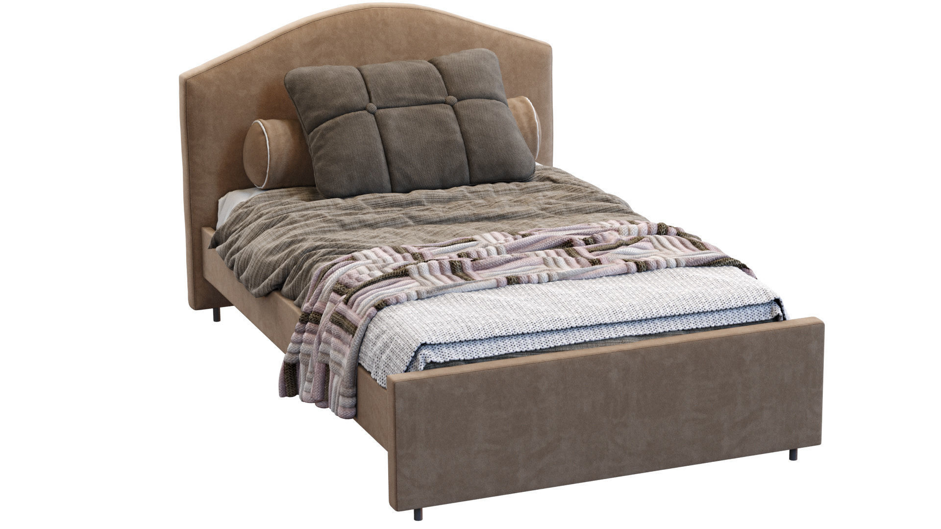 Hauga Bed By Ikea 3D model_3