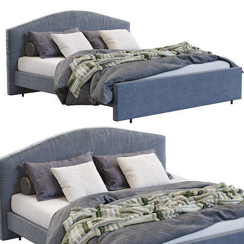 Hauga Bed By Ikea 3D model 5