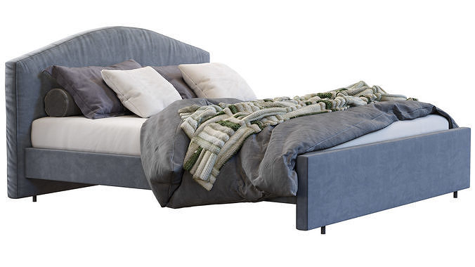 Hauga Bed By Ikea 3D model 7