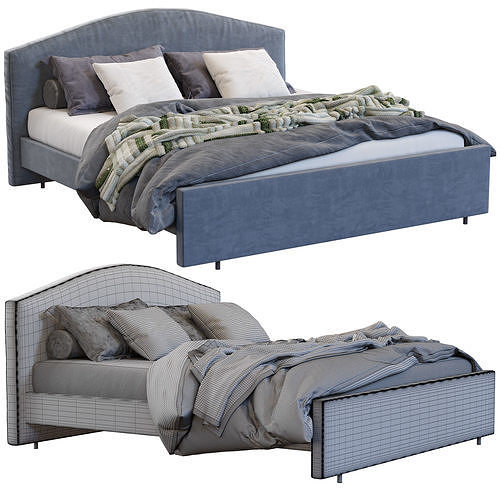 Hauga Bed By Ikea 3D model 6