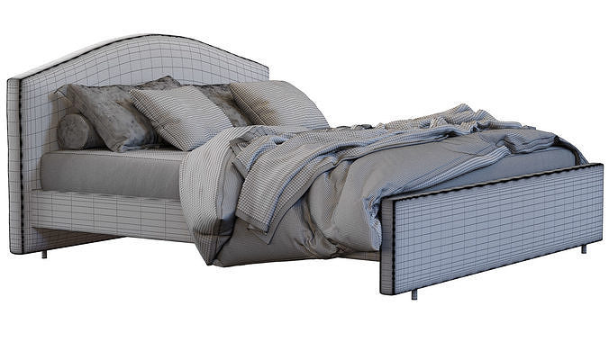 Hauga Bed By Ikea 3D model 3