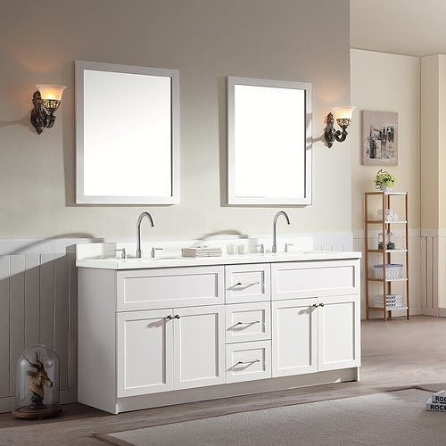 Truesdale Double Bathroom Vanity Set 3D model