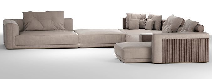 Sofa Miller Visionnaire 3D model 6