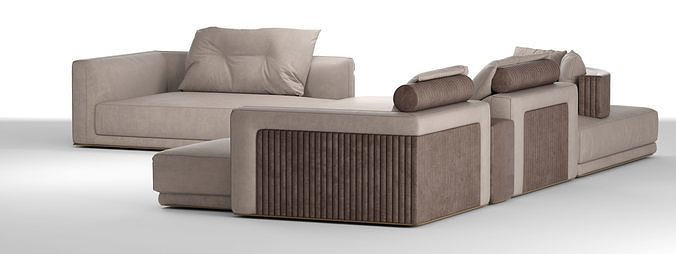 Sofa Miller Visionnaire 3D model 7