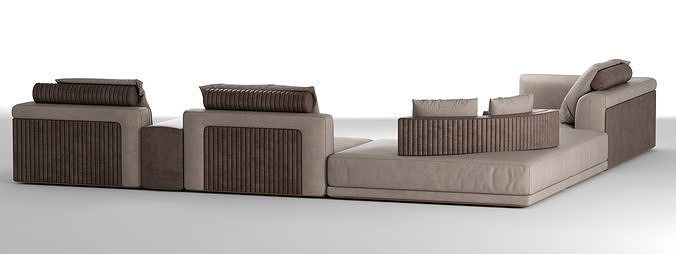Sofa Miller Visionnaire 3D model 5