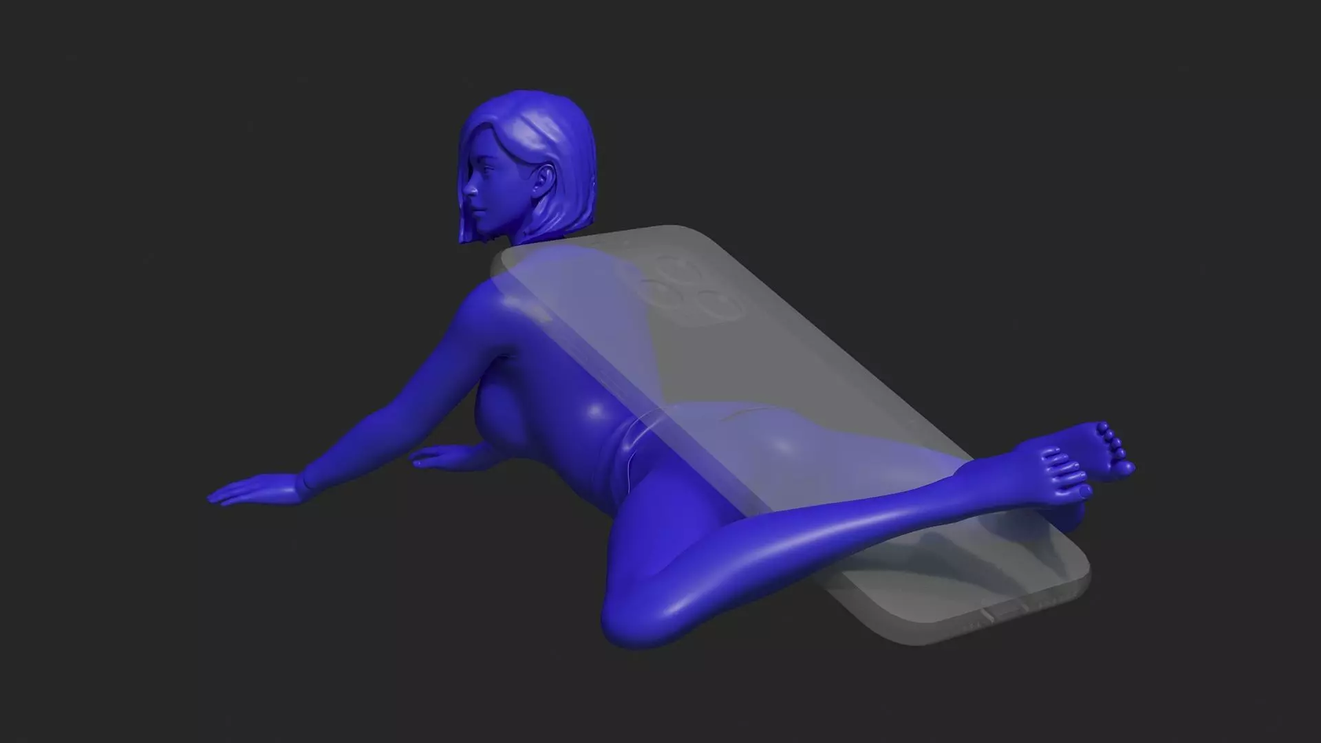 Sexy phone holder 2 3D print model_0