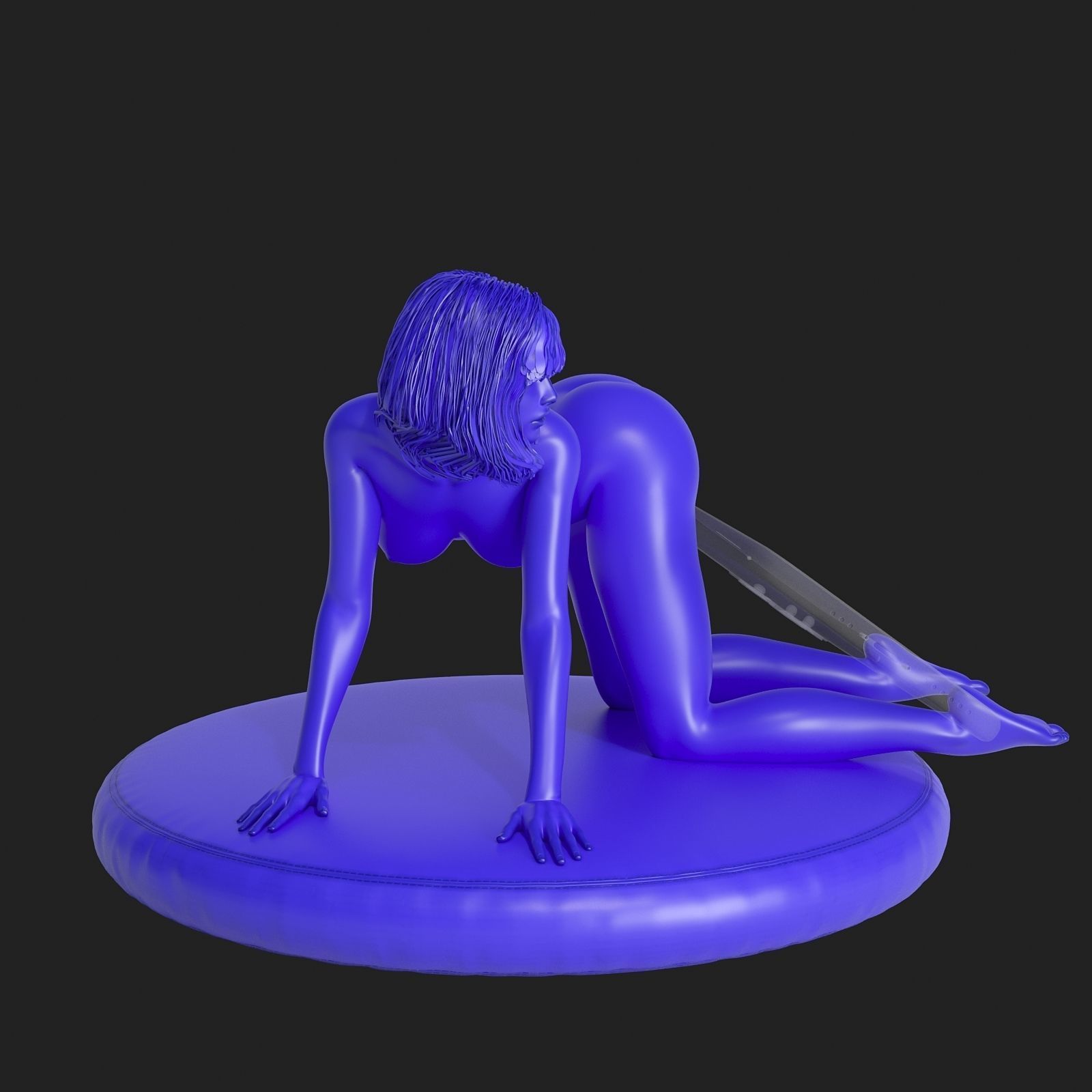 Sexy phone holder 3 3D print model_2