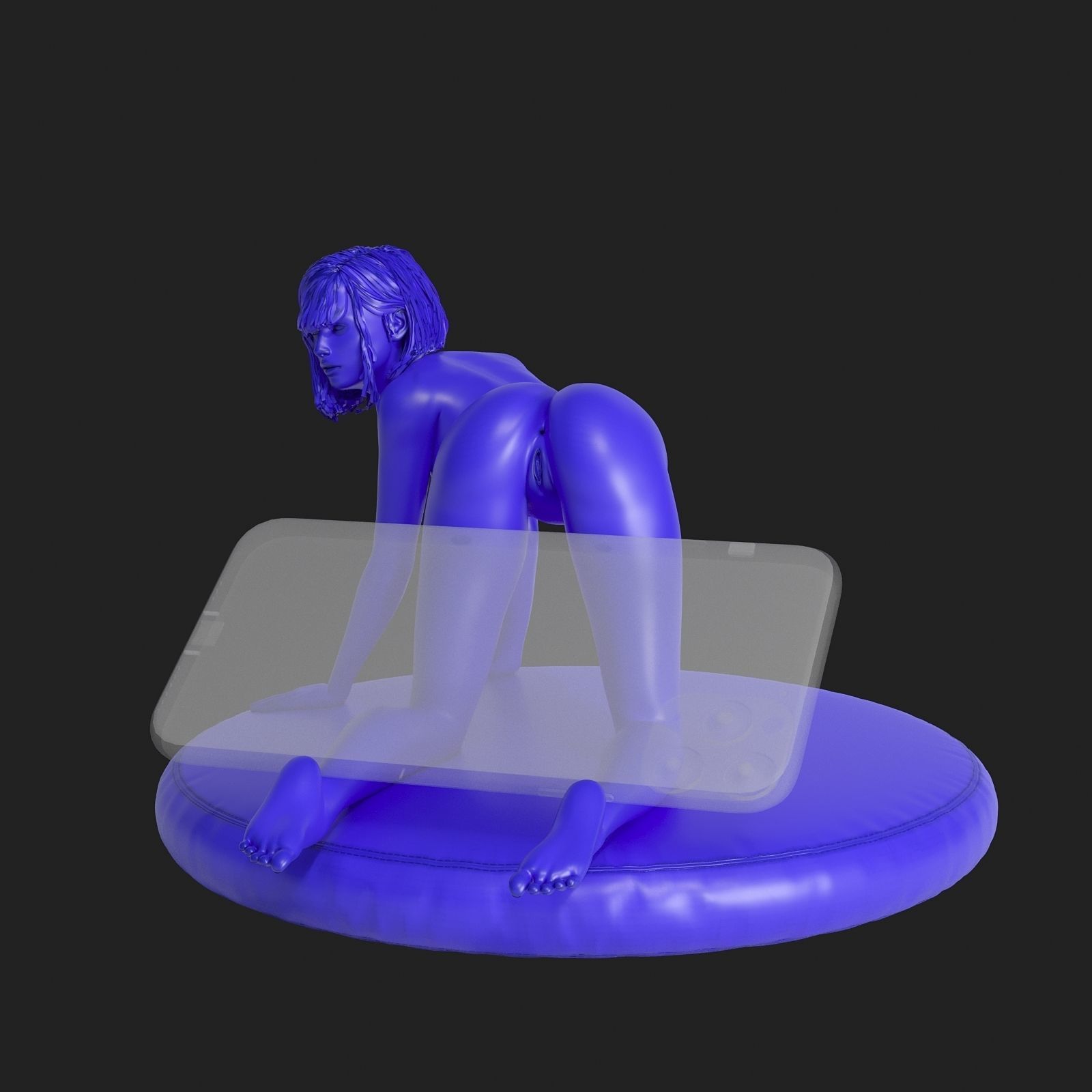 Sexy phone holder 3 3D print model_6