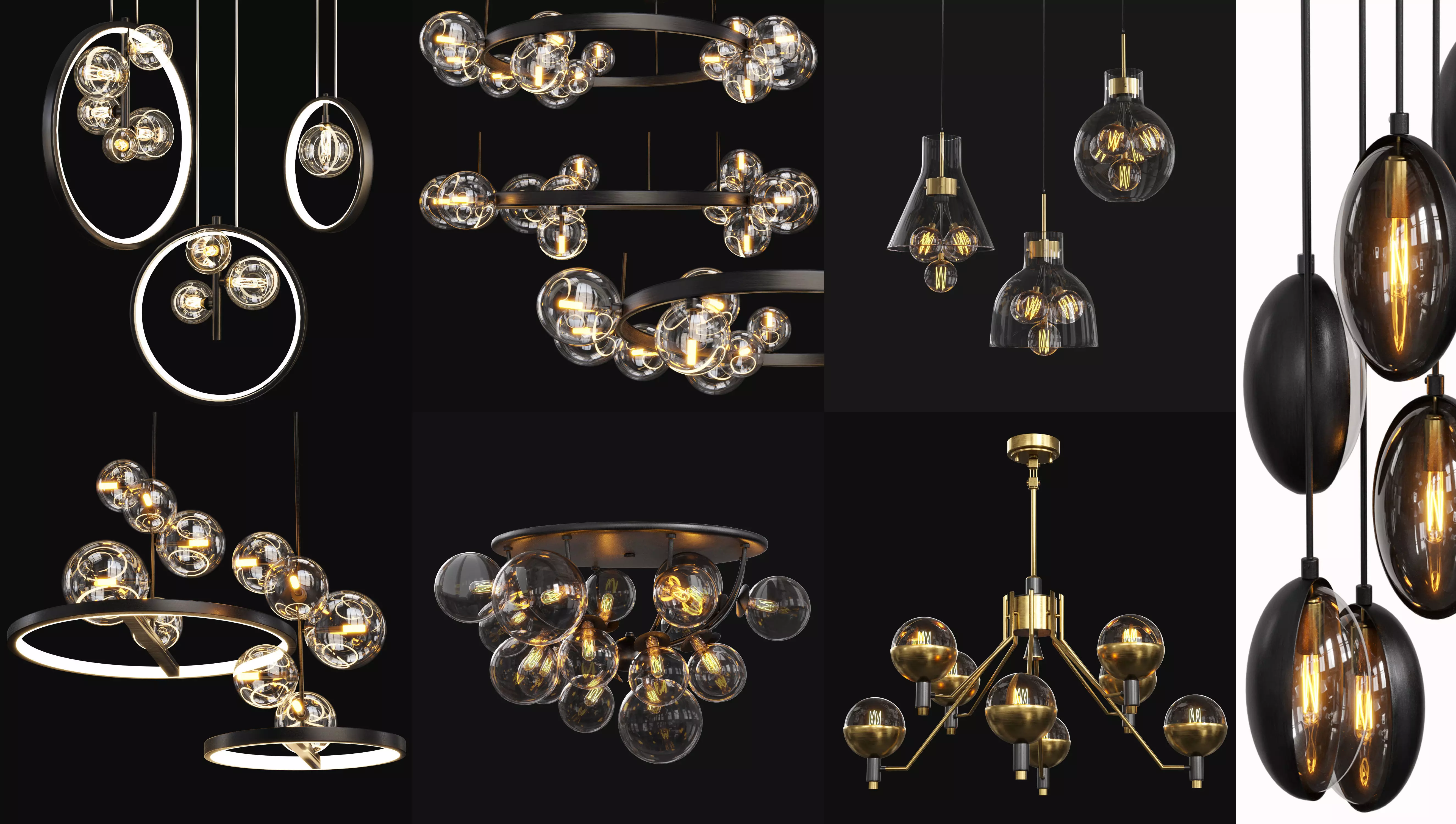 Lampatron  pendant lamps 3D Model Collection_0