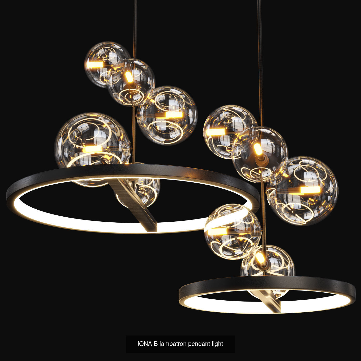 Lampatron  pendant lamps 3D Model Collection_3