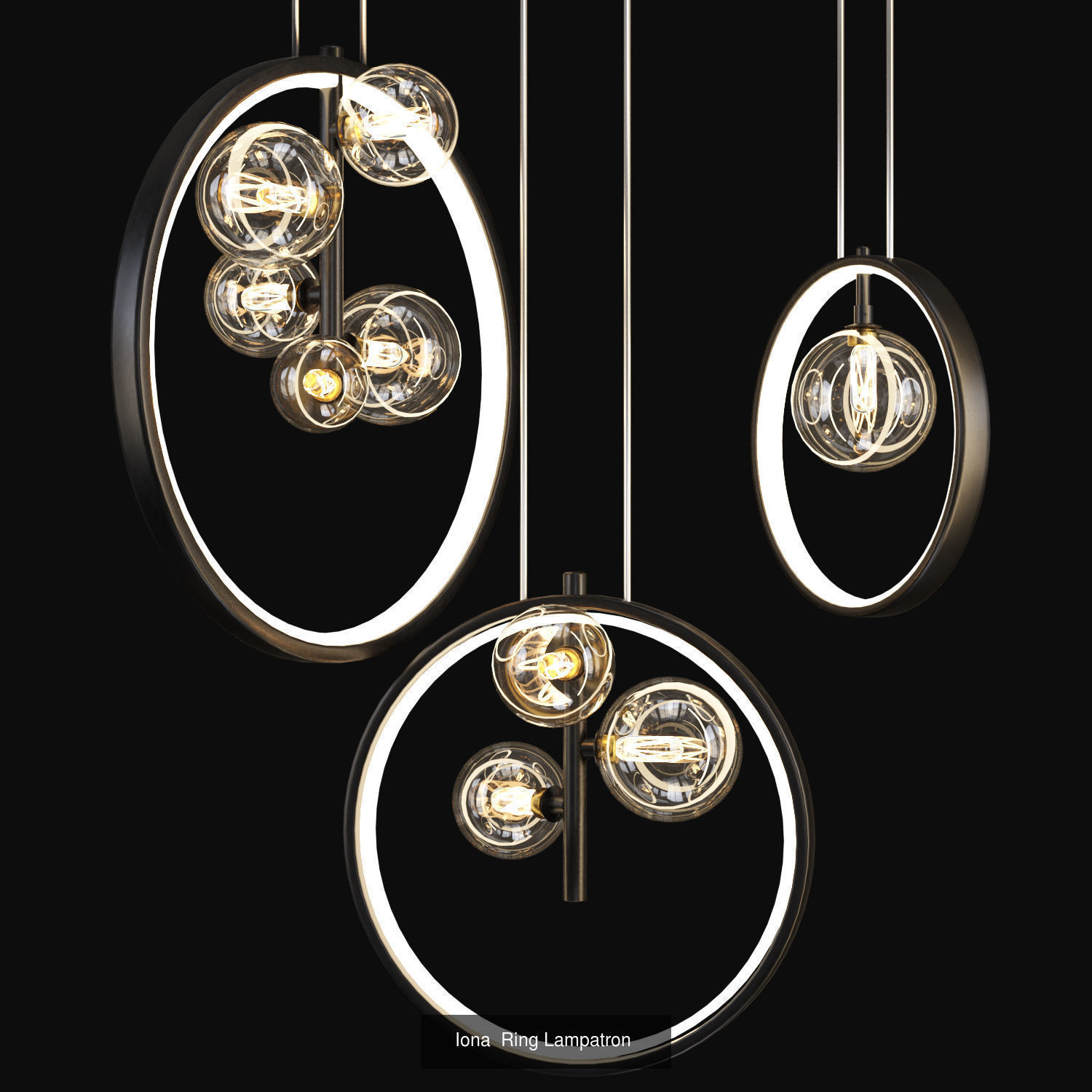 Lampatron  pendant lamps 3D Model Collection_7