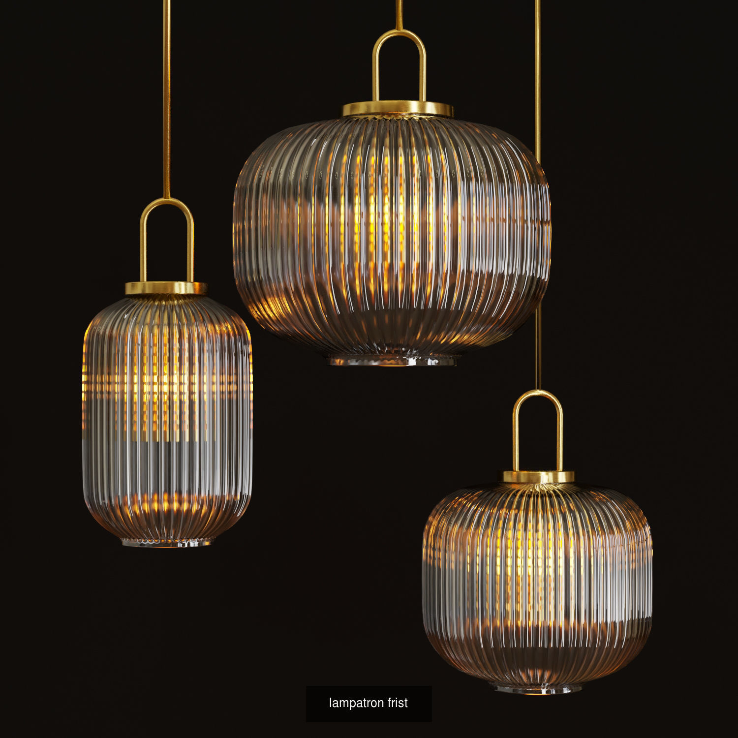 Lampatron  pendant lamps 3D Model Collection_5