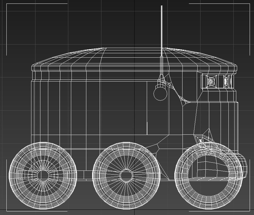 Delivery robot 3D model_14