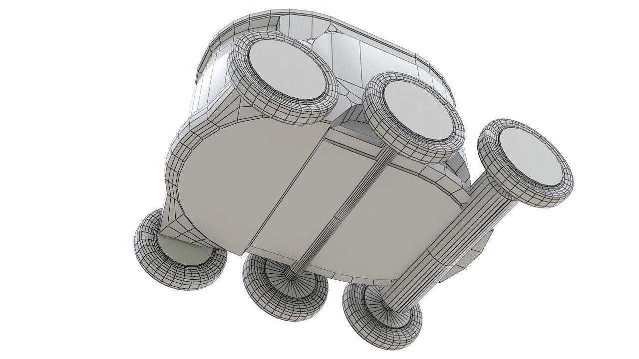 Delivery robot 3D model_10